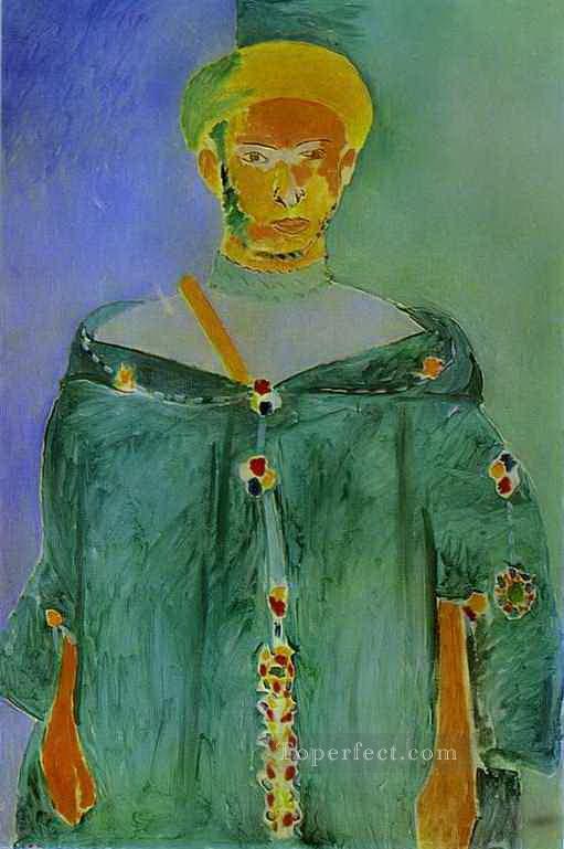 El marroquí de verde 1912 fauvismo abstracto Henri Matisse Pintura al óleo